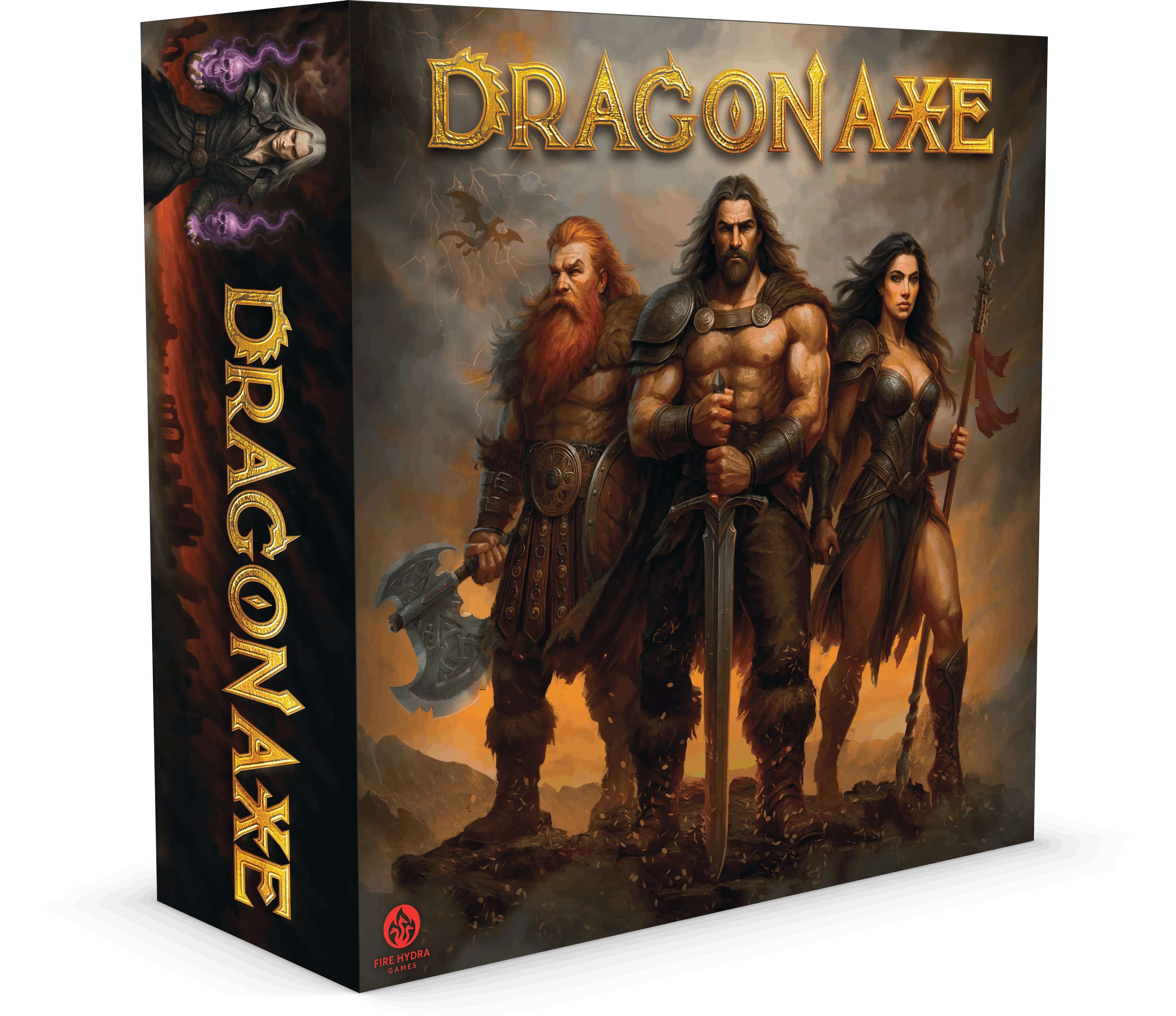 Dragon Axe Box Front